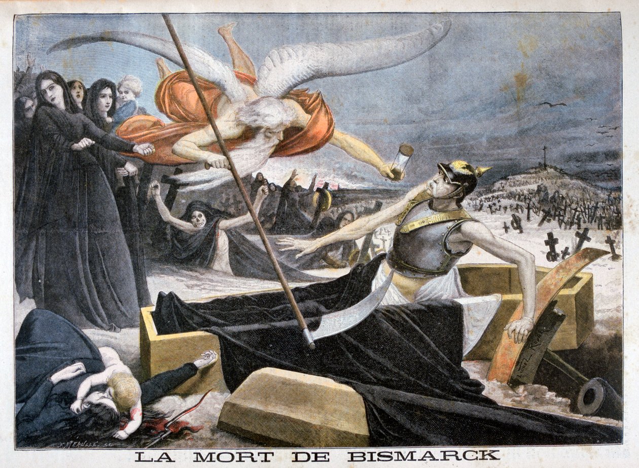 Śmierć Bismarcka, 1898. autorstwa Fortuné Méaulle