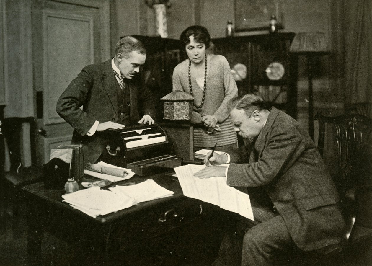 Poddanie się Hornblowera, 1920, 1928. autorstwa Foulsham and Banfield