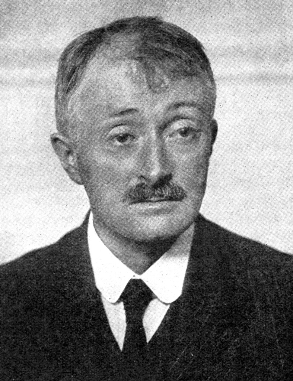 John Masefield, angielski poeta, 1923. autorstwa Foulsham and Banfield