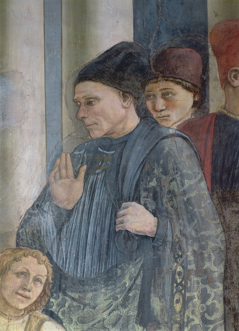 Uroczystość relikwii św. Szczepana (szczegół) 1452-66 (zob. także 63781 i 63782) autorstwa Fra Filippo Lippi