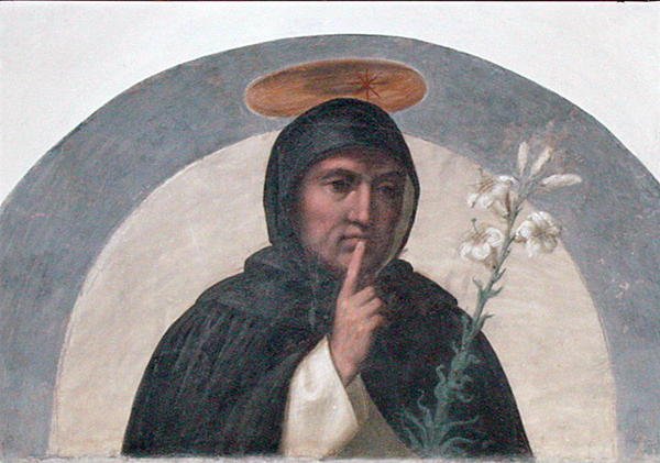 Św. Dominik (ok.1170-1221) (fresk) autorstwa Fra Bartolomeo
