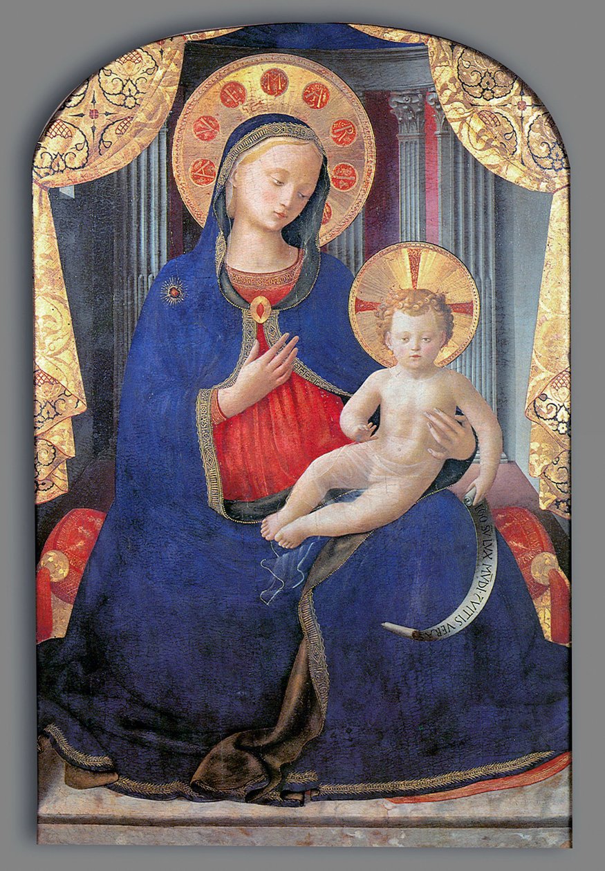 Madonna Pokory autorstwa Fra Angelico