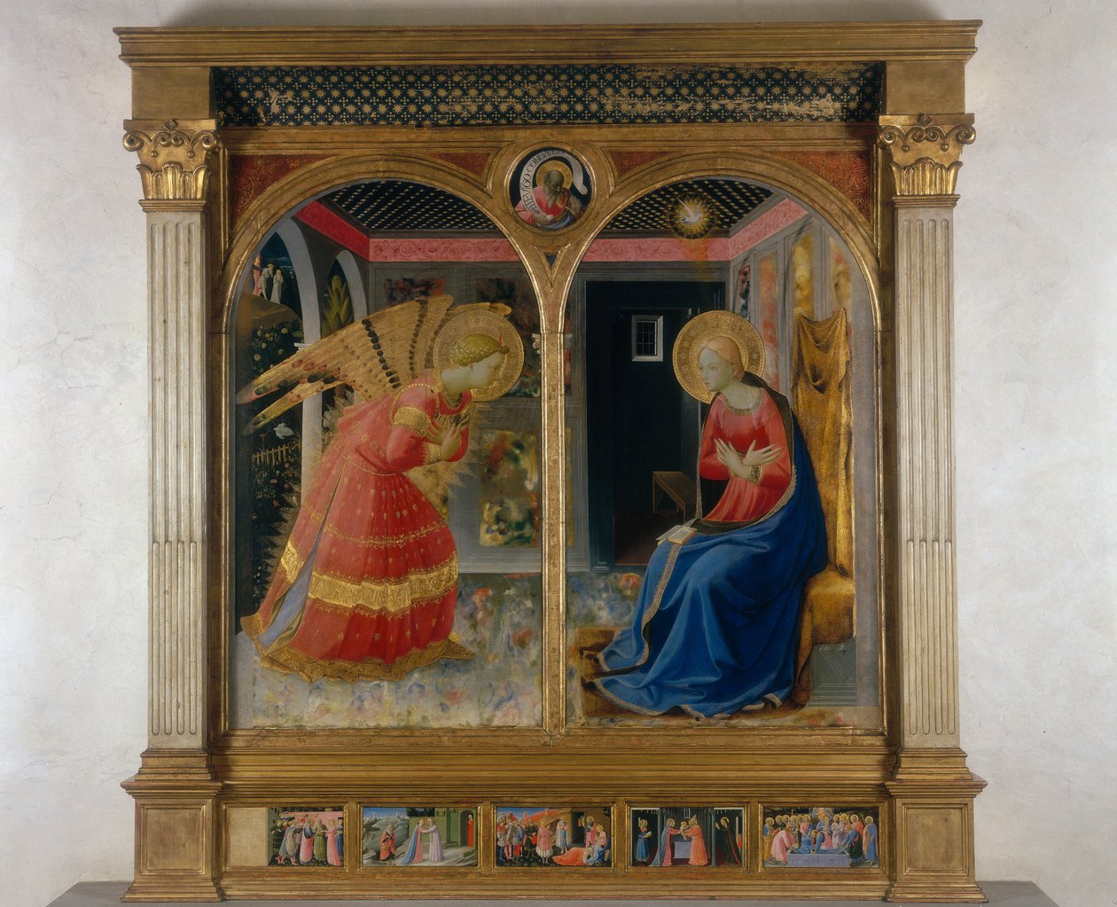 Zwiastowanie, ok. 1432 (tempera na panelu) autorstwa Fra Angelico