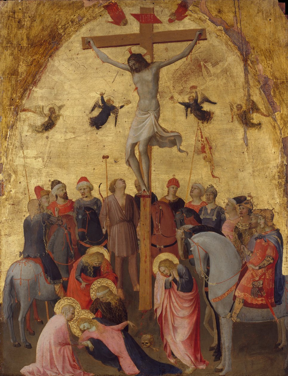 Ukrzyżowanie, ca. 1420-23. autorstwa Fra Angelico
