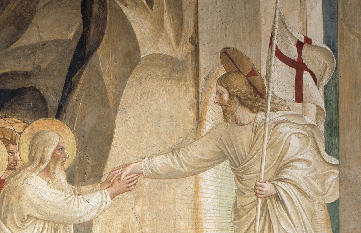 Zejście do otchłani, 1442 autorstwa Fra Angelico