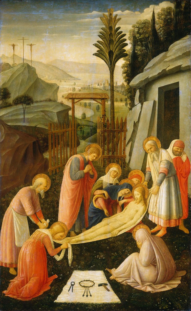 Złożenie do grobu Chrystusa, c. 1450. autorstwa Fra Angelico