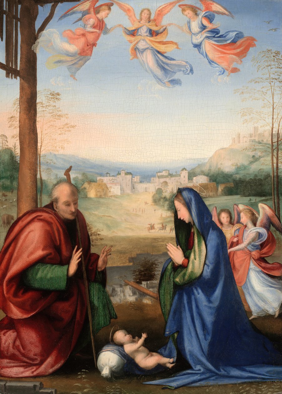 Narodzenia, 150407. autorstwa Fra Bartolomeo