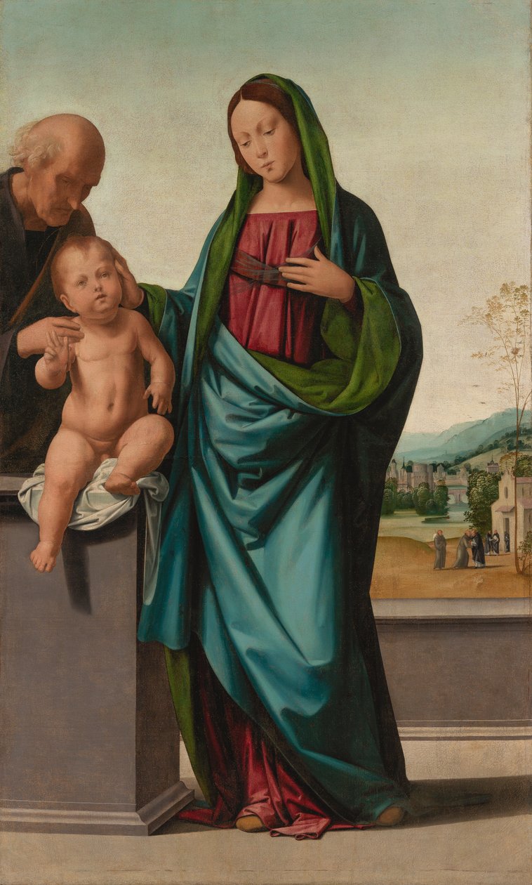 Święta Rodzina, ok. 1497 autorstwa Fra Bartolommeo