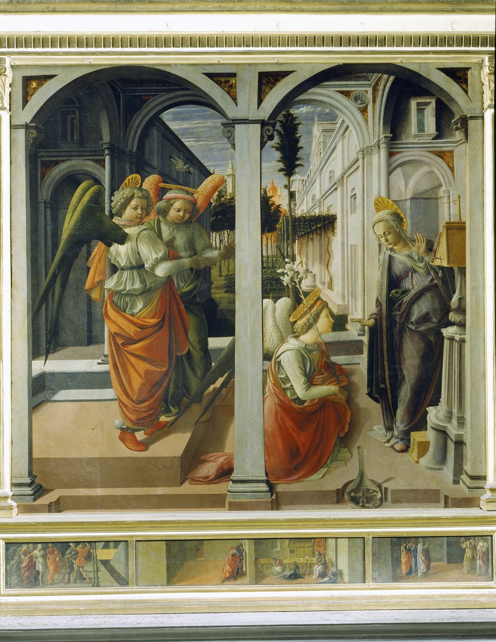 Zwiastowanie, ok. 1445 (panel) autorstwa Fra Filippo Lippi