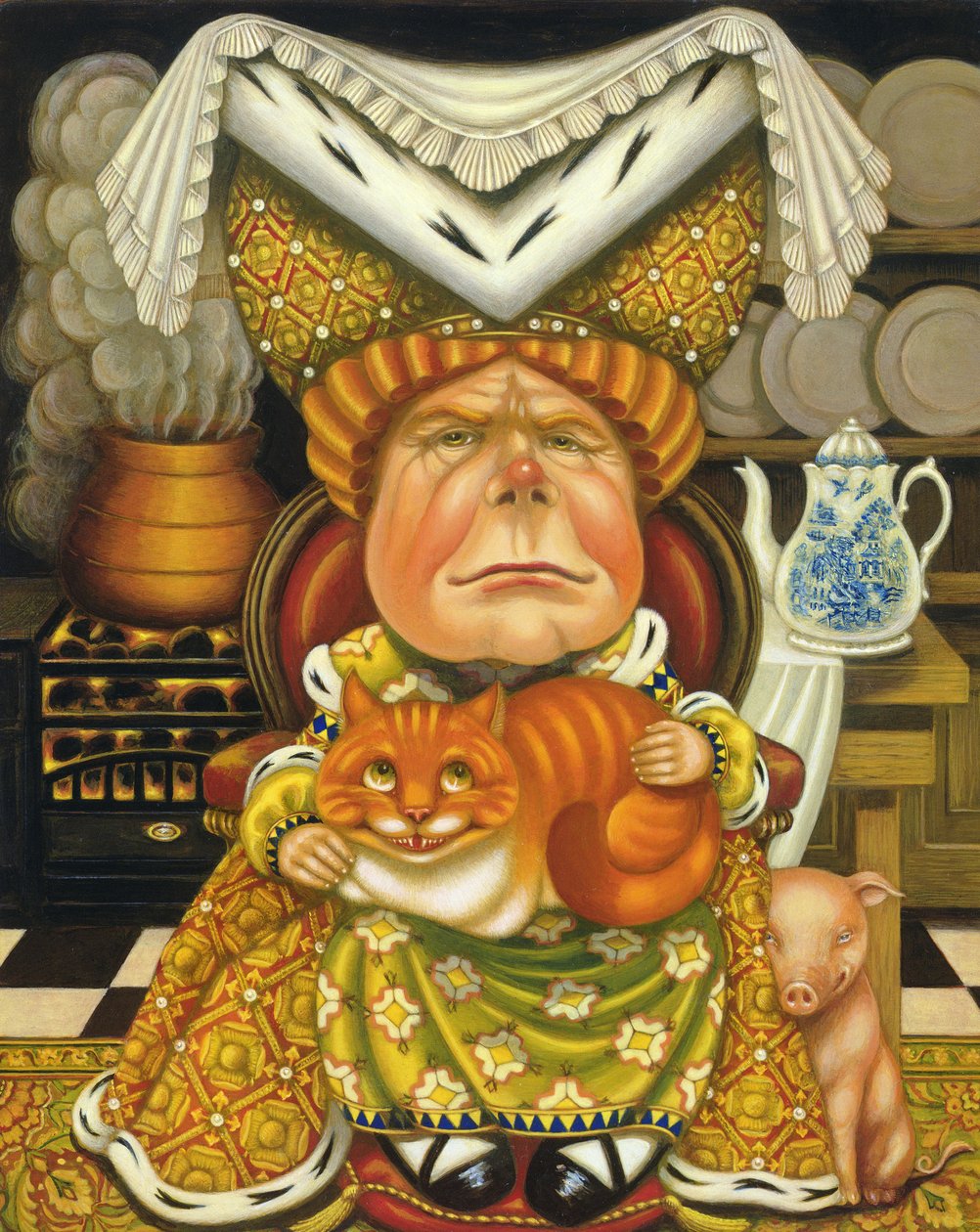 Księżna (olej i tempera na panelu) autorstwa Frances Broomfield