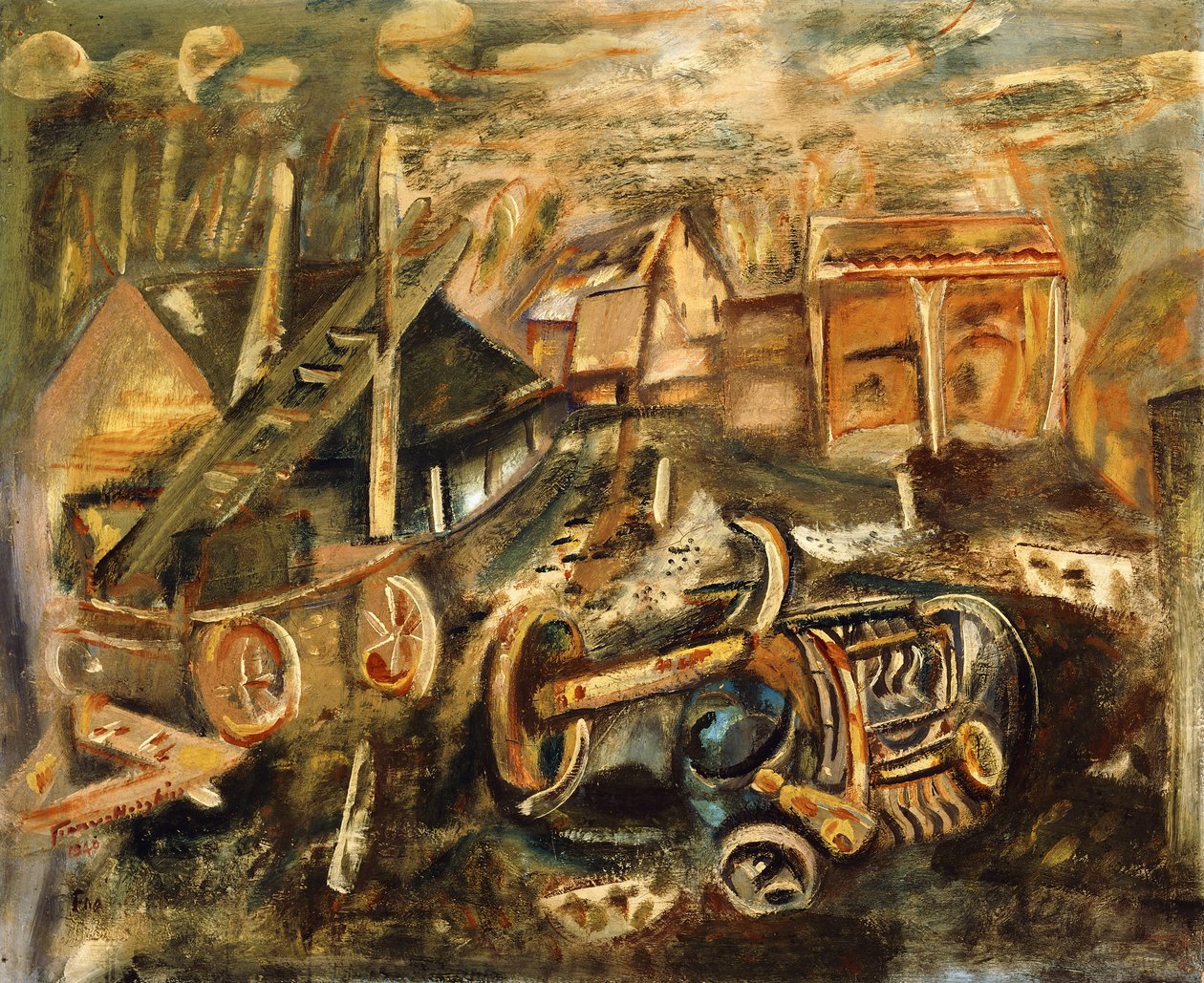 Gospodarstwo rolne, Essex autorstwa Frances Hodgkins