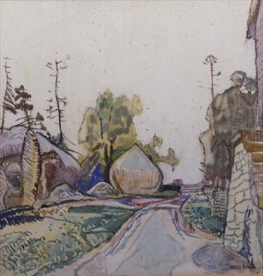 Rickyard autorstwa Frances Hodgkins