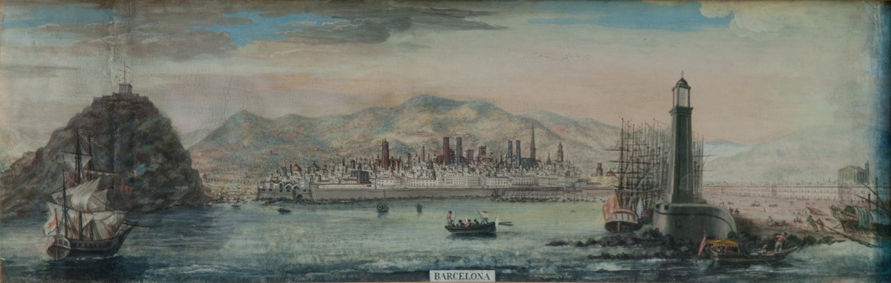 Barcelona z wody autorstwa Francesc Fontanals