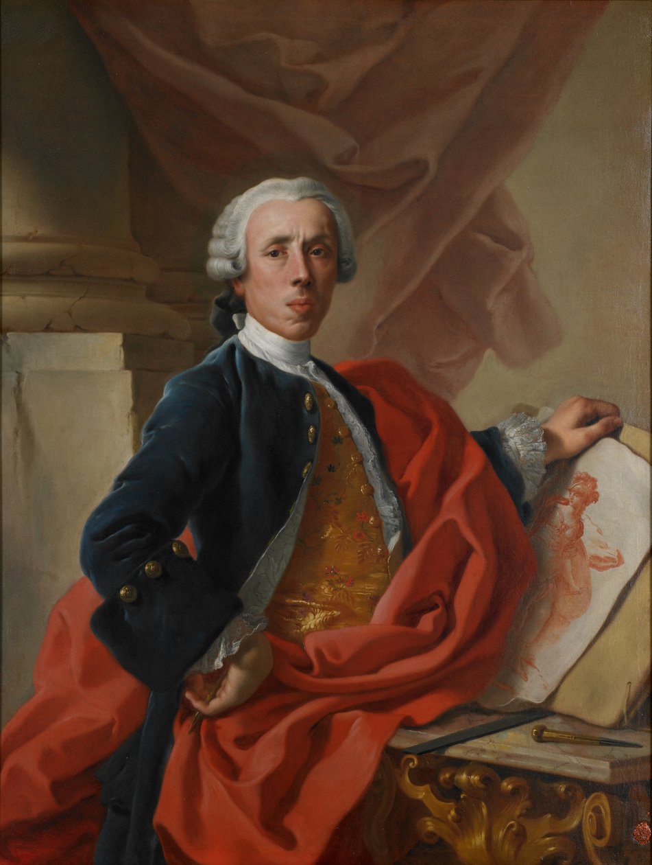 Autoportret, ok. 1740 autorstwa Francesco de Mura