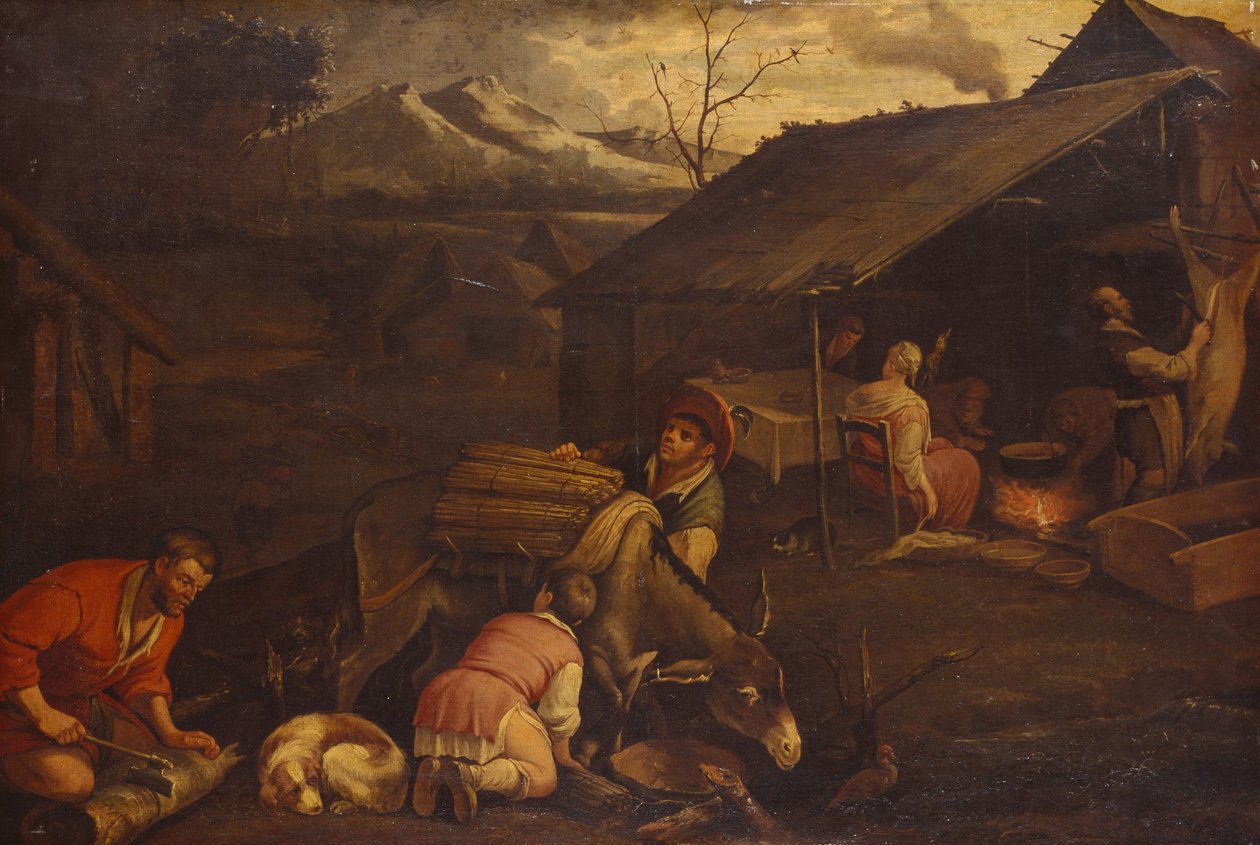 Zima autorstwa Francesco Bassano
