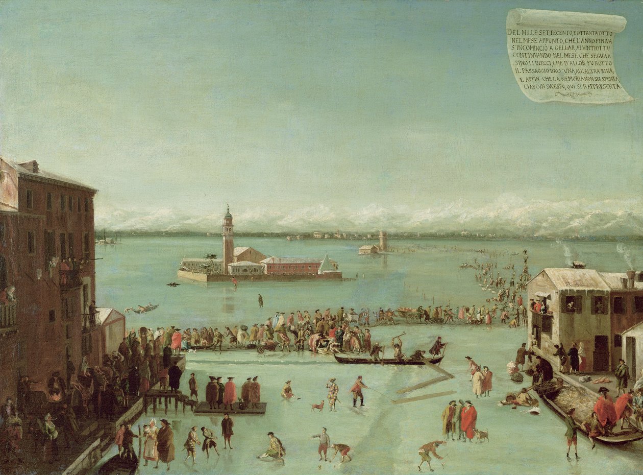 Zamarznięta Laguna autorstwa Francesco Battaglioli