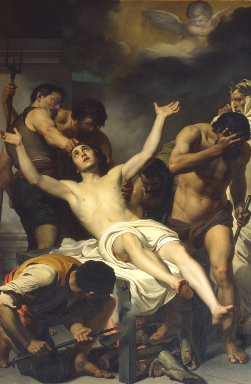 Гэгээн Лоренсполигийн аллага autorstwa Francesco Coghetti