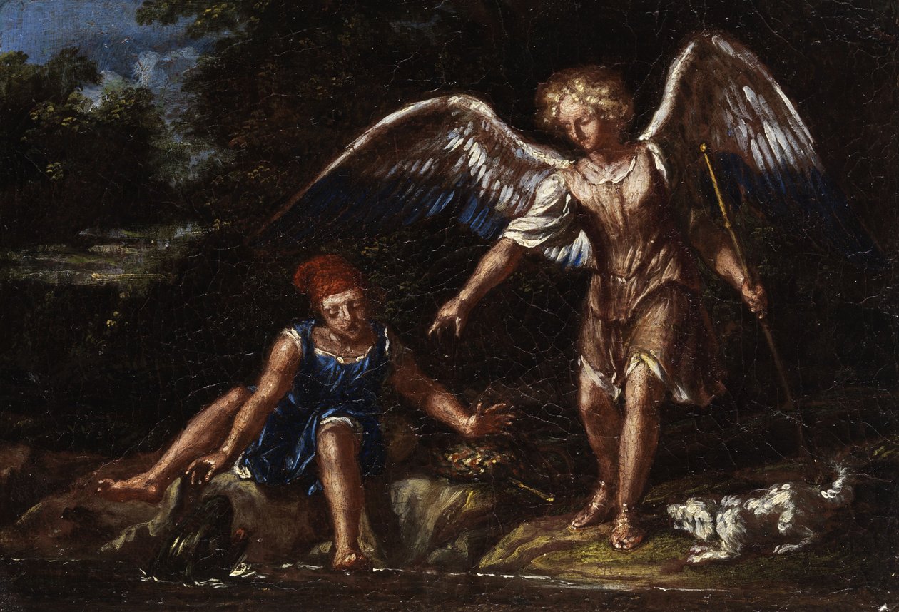 Tobiasz i anioł autorstwa Francesco Cozza