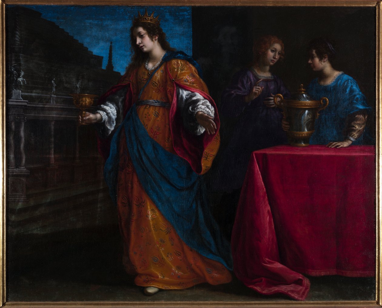 Artemezja pije prochy Mauzolosa, ok. 1625 r. autorstwa Francesco Curradi