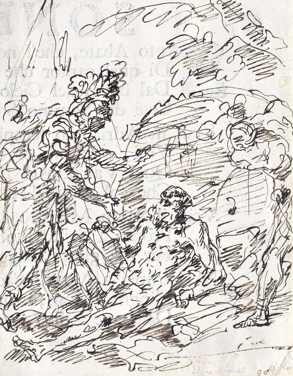 Aleksander i Diogenes autorstwa Francesco Fontebasso