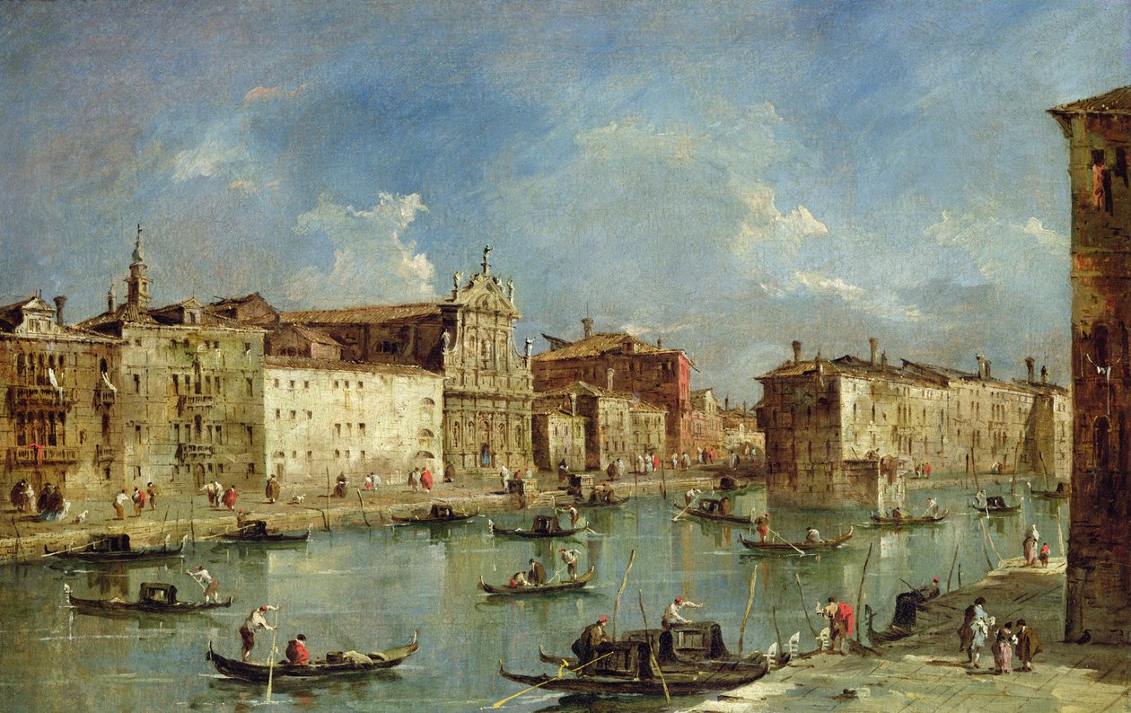 Grand Canal autorstwa Francesco Guardi
