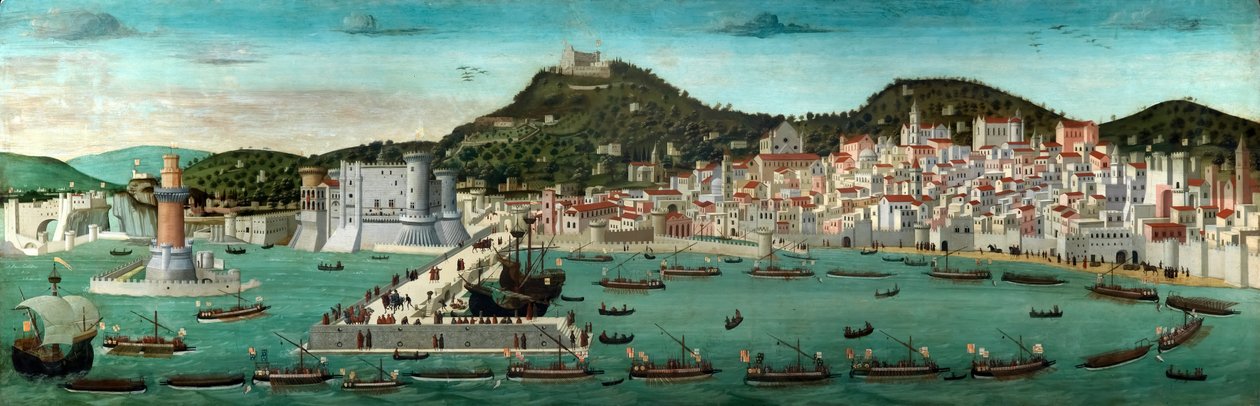 Tavola Strozzi, 1472-3 (tempera na panelu) autorstwa Francesco Rosselli