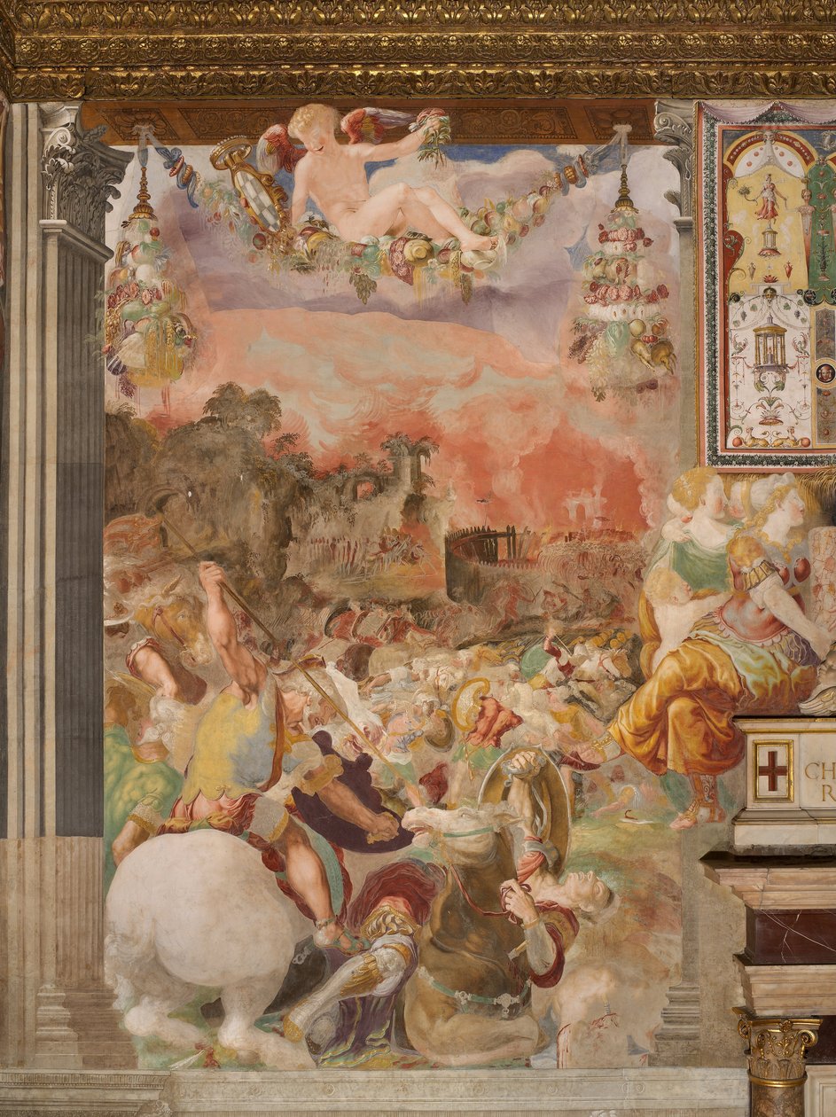 Pogrom Volscii autorstwa Francesco de Rossi Salviati Cecchino