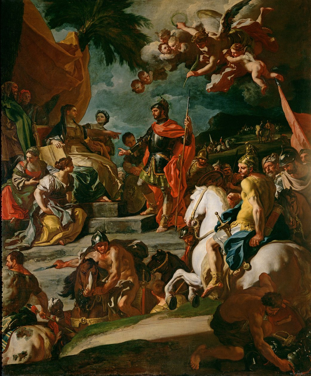 Barak i Debora autorstwa Francesco Solimena