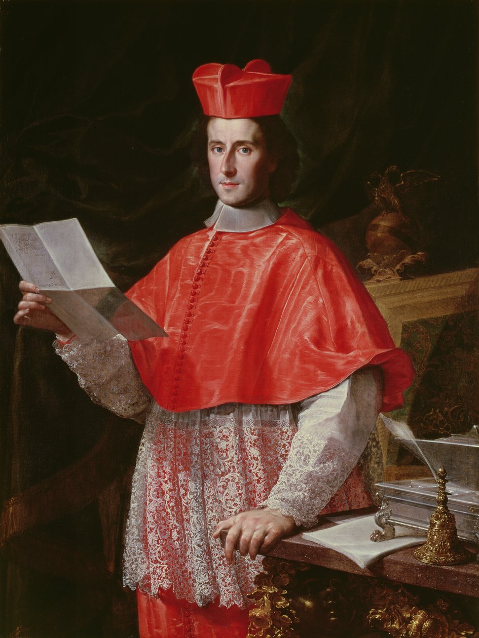 Kardynał Pietro Ottoboni (1610-91), c.1700 autorstwa Francesco Trevisani