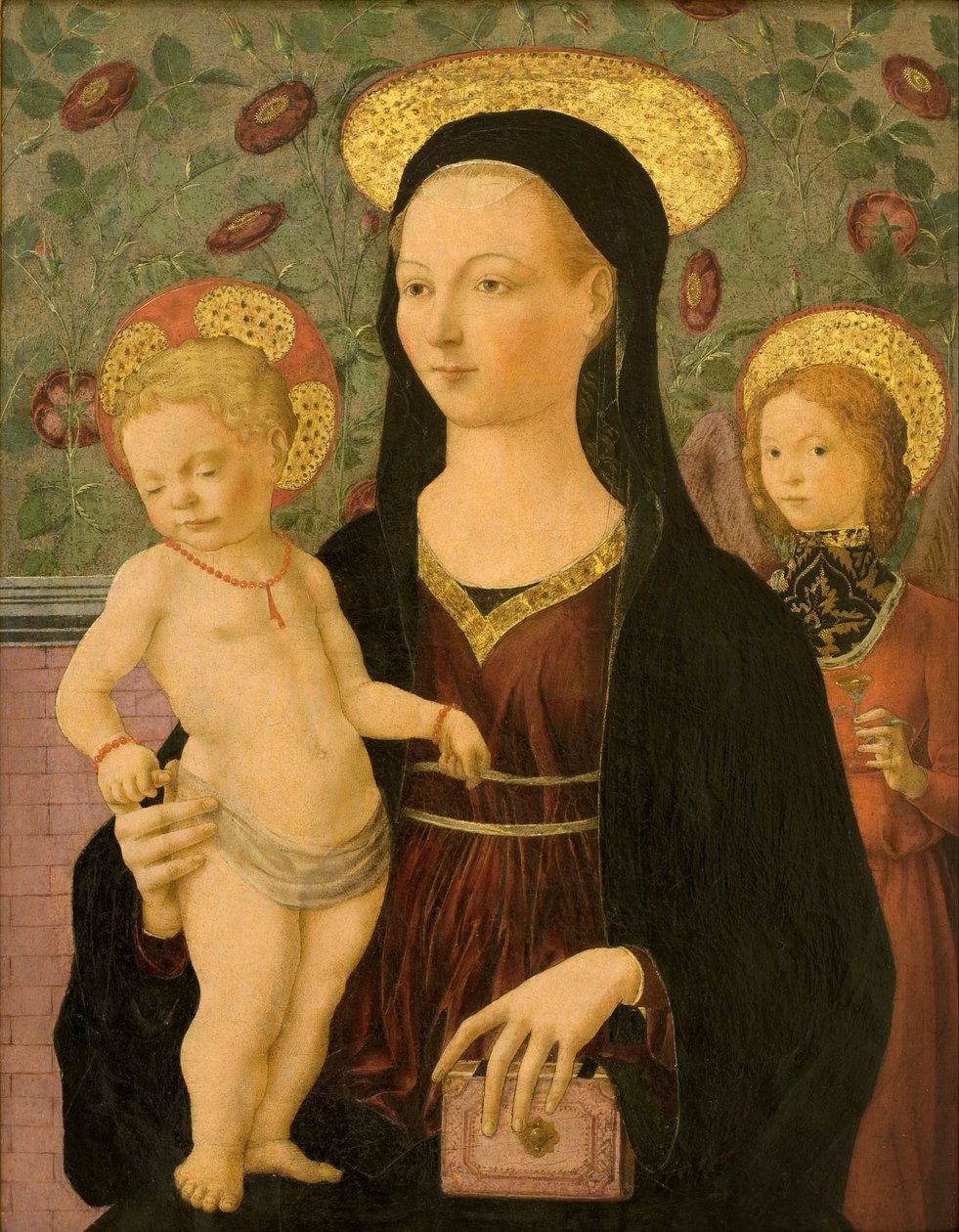 Dziewica i Dzieciątko z Aniołem autorstwa Francesco del Cossa