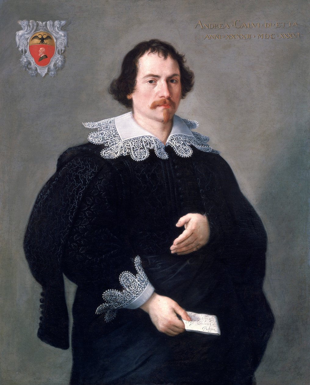 Andrea Calvi ur.1590, 1636. autorstwa Francesco Albani