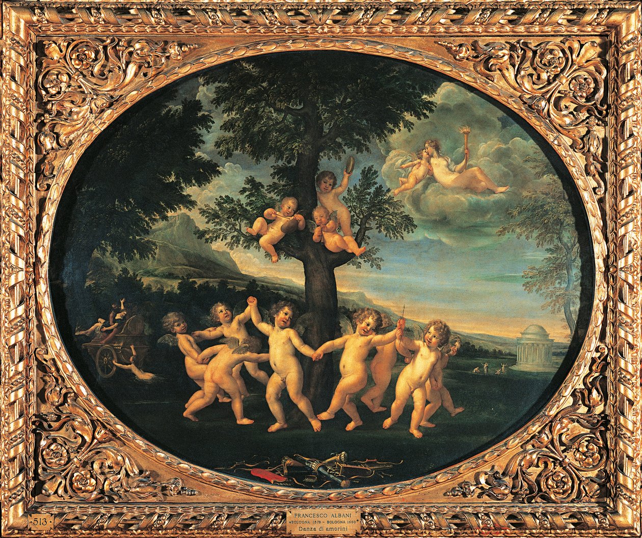 Taniec Kupidynów autorstwa Francesco Albani