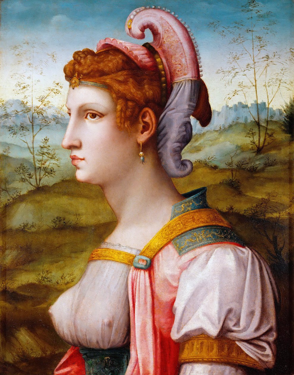 Sybilla, 1525-1550 autorstwa Francesco Ubertini Bacchiacca
