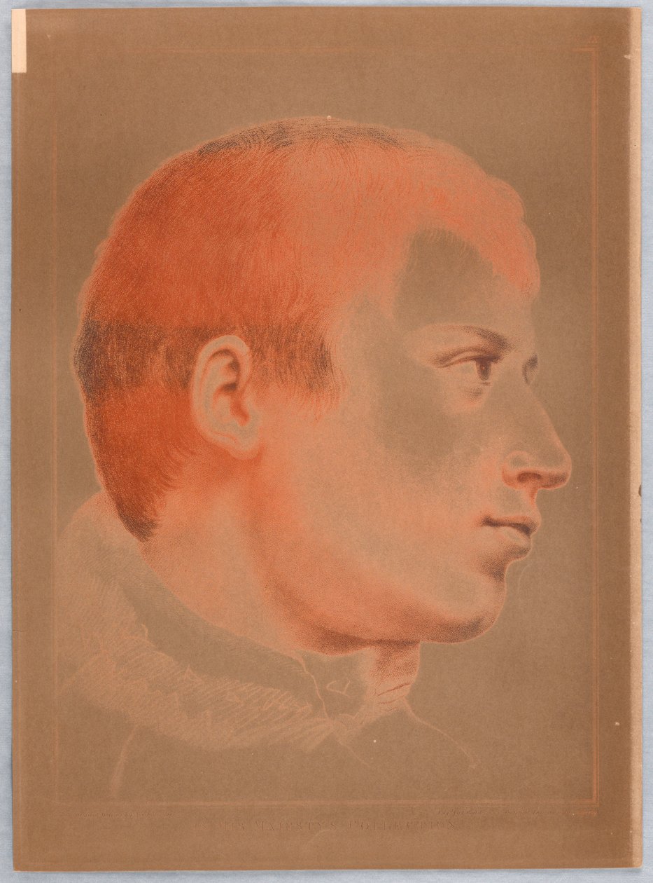 Głowa młodego mężczyzny autorstwa Francesco Bartolozzi