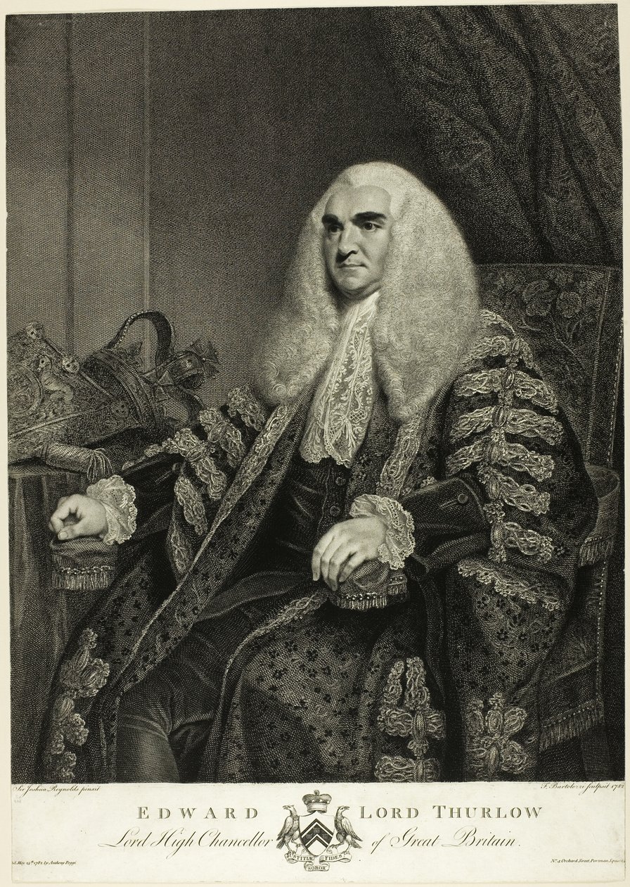 Edward, Lord Thurlow autorstwa Francesco Bartolozzi