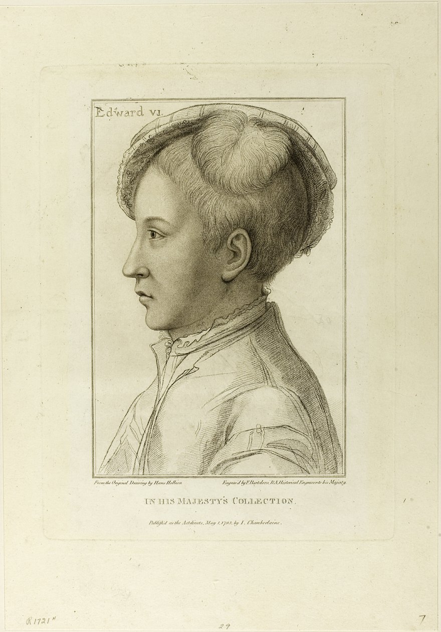 Edward VI autorstwa Francesco Bartolozzi