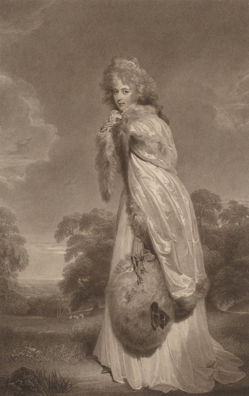 Elżbieta Farran, 1792. autorstwa Francesco Bartolozzi