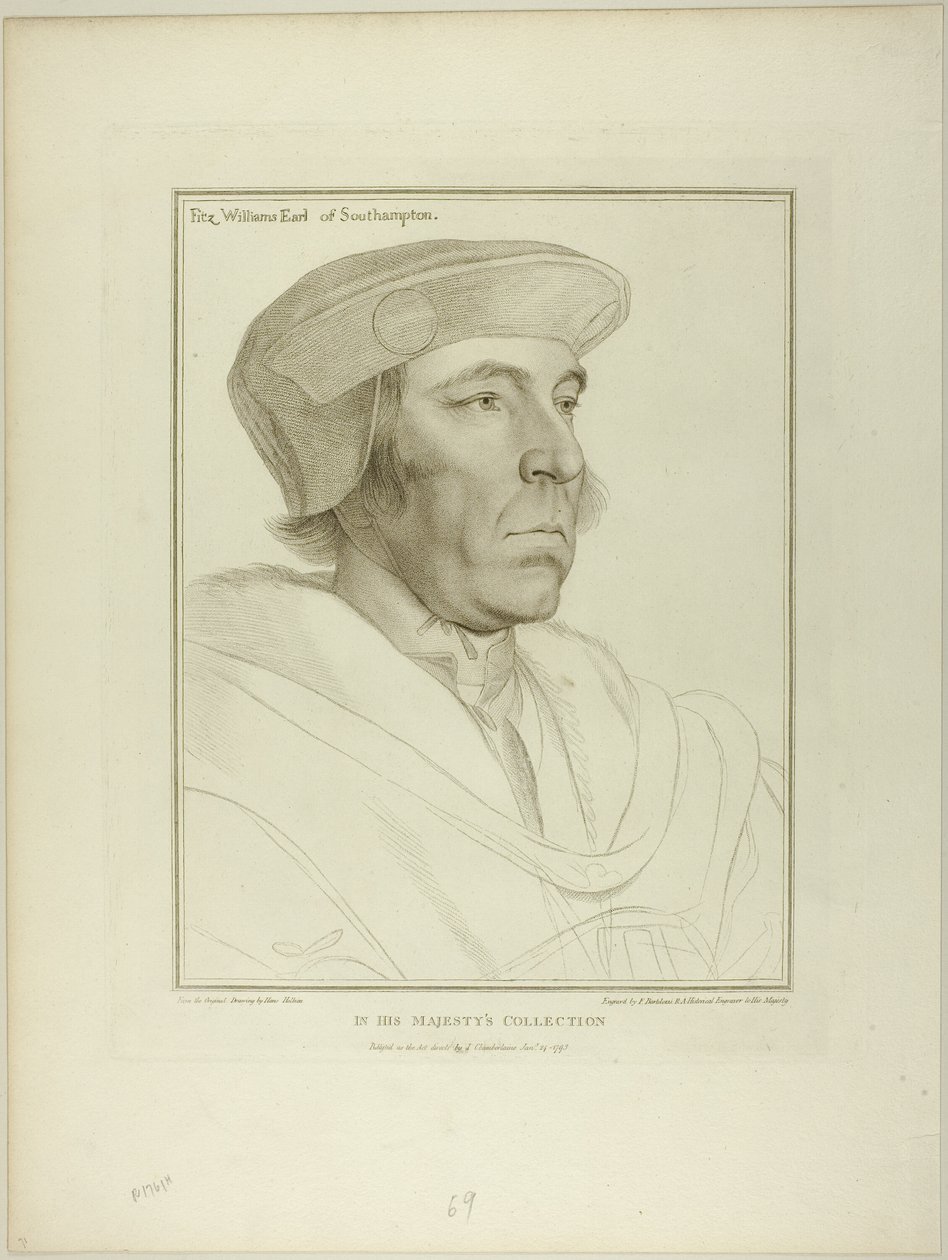 Fitz William, hrabia Southampton autorstwa Francesco Bartolozzi