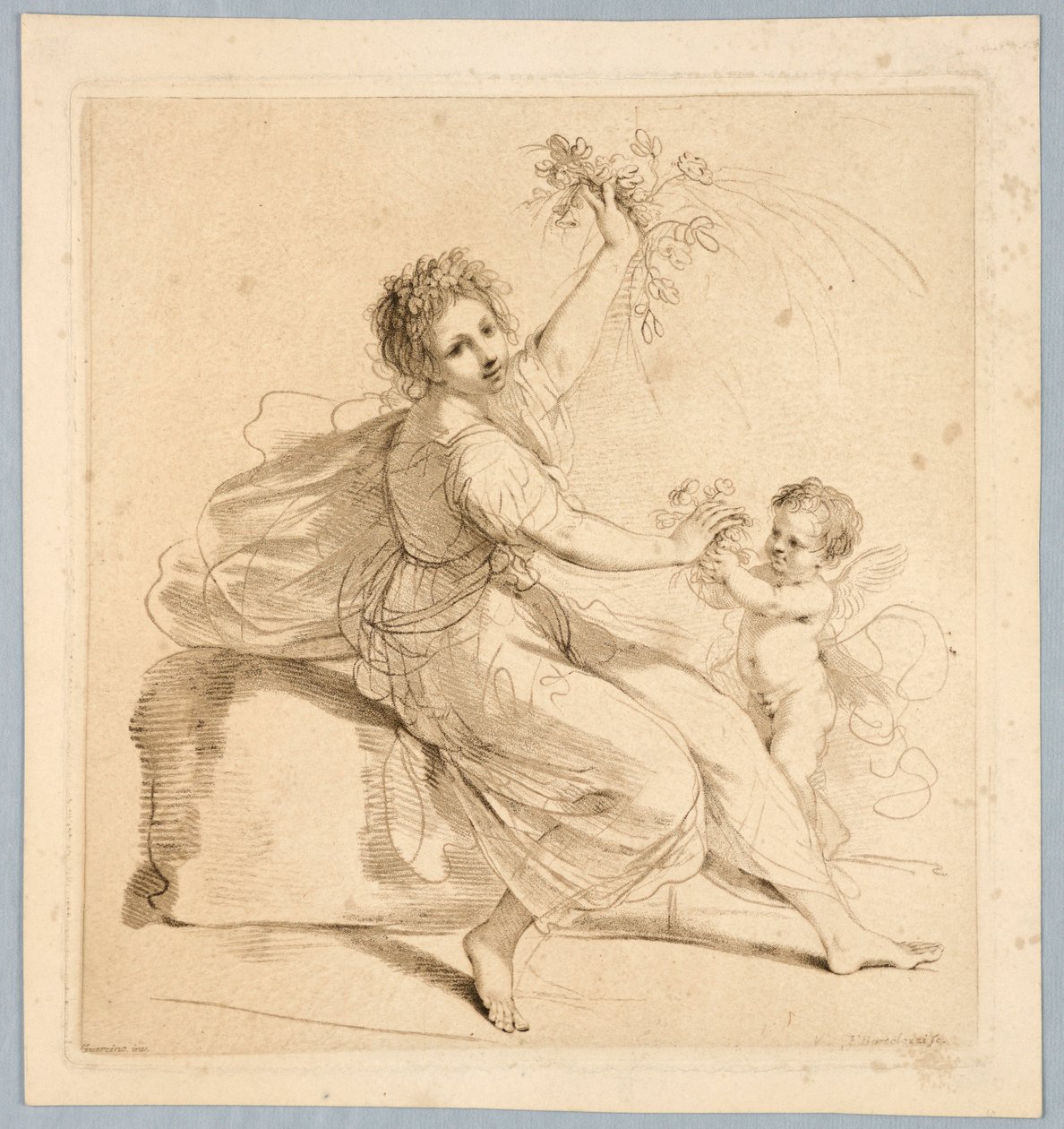 Flora z chłopcem autorstwa Francesco Bartolozzi