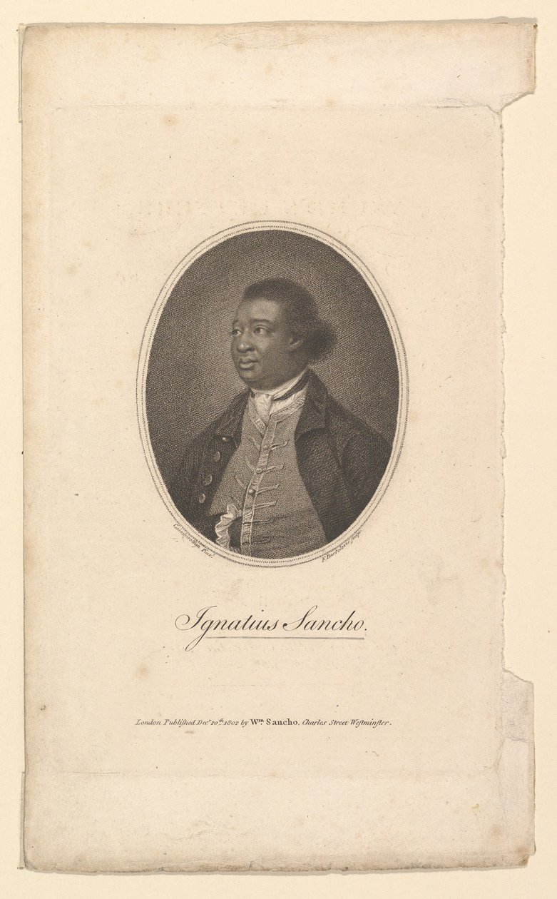 Ignacy Sancho, 1802. autorstwa Francesco Bartolozzi