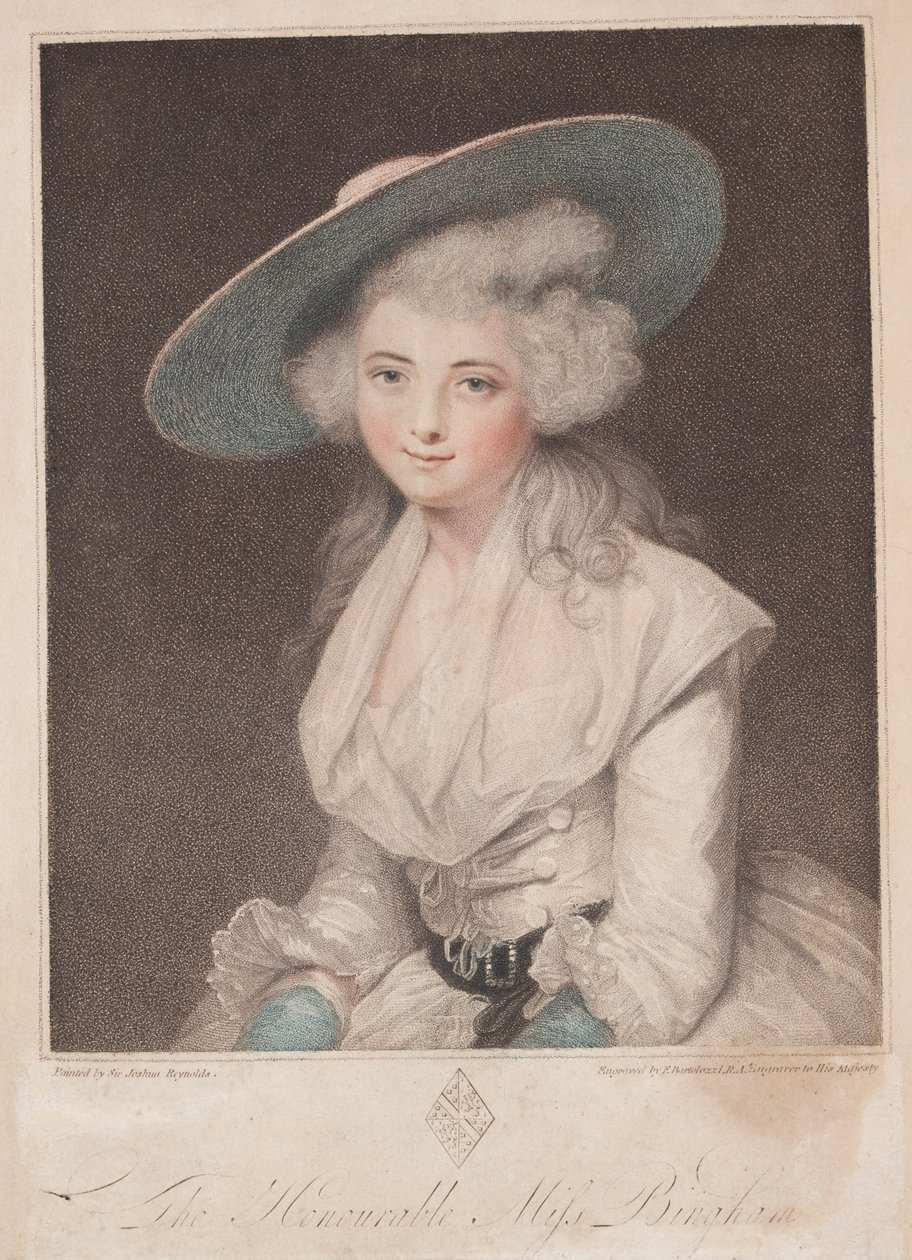 Panna Anne Bingham. autorstwa Francesco Bartolozzi
