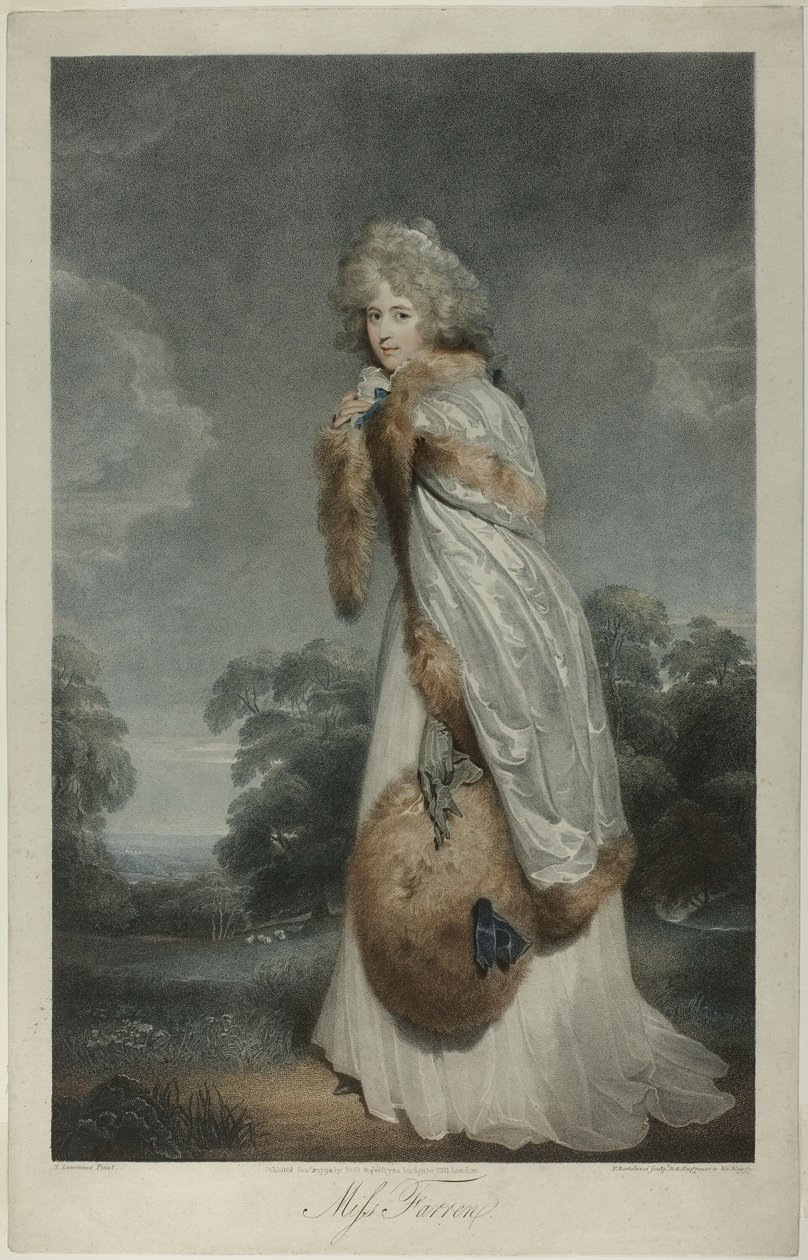panna Farren autorstwa Francesco Bartolozzi