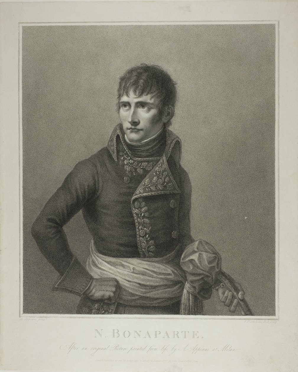 Napoleon Bonaparte, Pierwszy Doradca autorstwa Francesco Bartolozzi