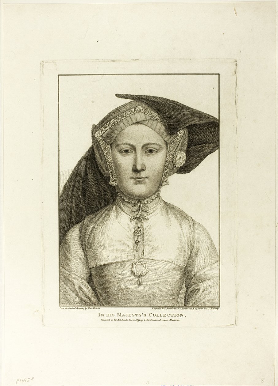 Portret kobiety autorstwa Francesco Bartolozzi