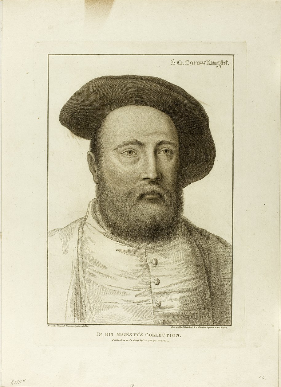 S.G. Carow, Rycerz autorstwa Francesco Bartolozzi
