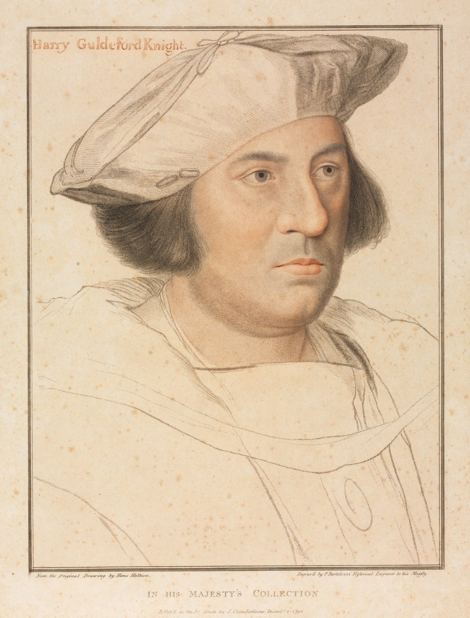 Sir Henhy Guldeford, 1792. autorstwa Francesco Bartolozzi