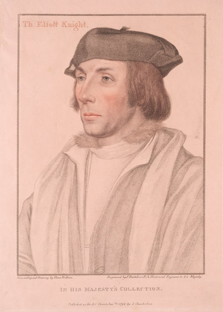 Sir Thomas Elliott autorstwa Francesco Bartolozzi