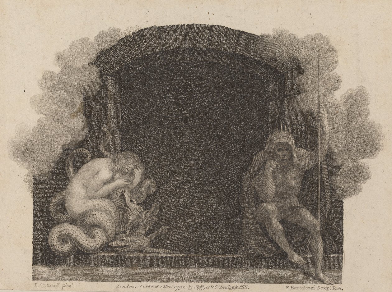 Grobowiec Śmierci. autorstwa Francesco Bartolozzi