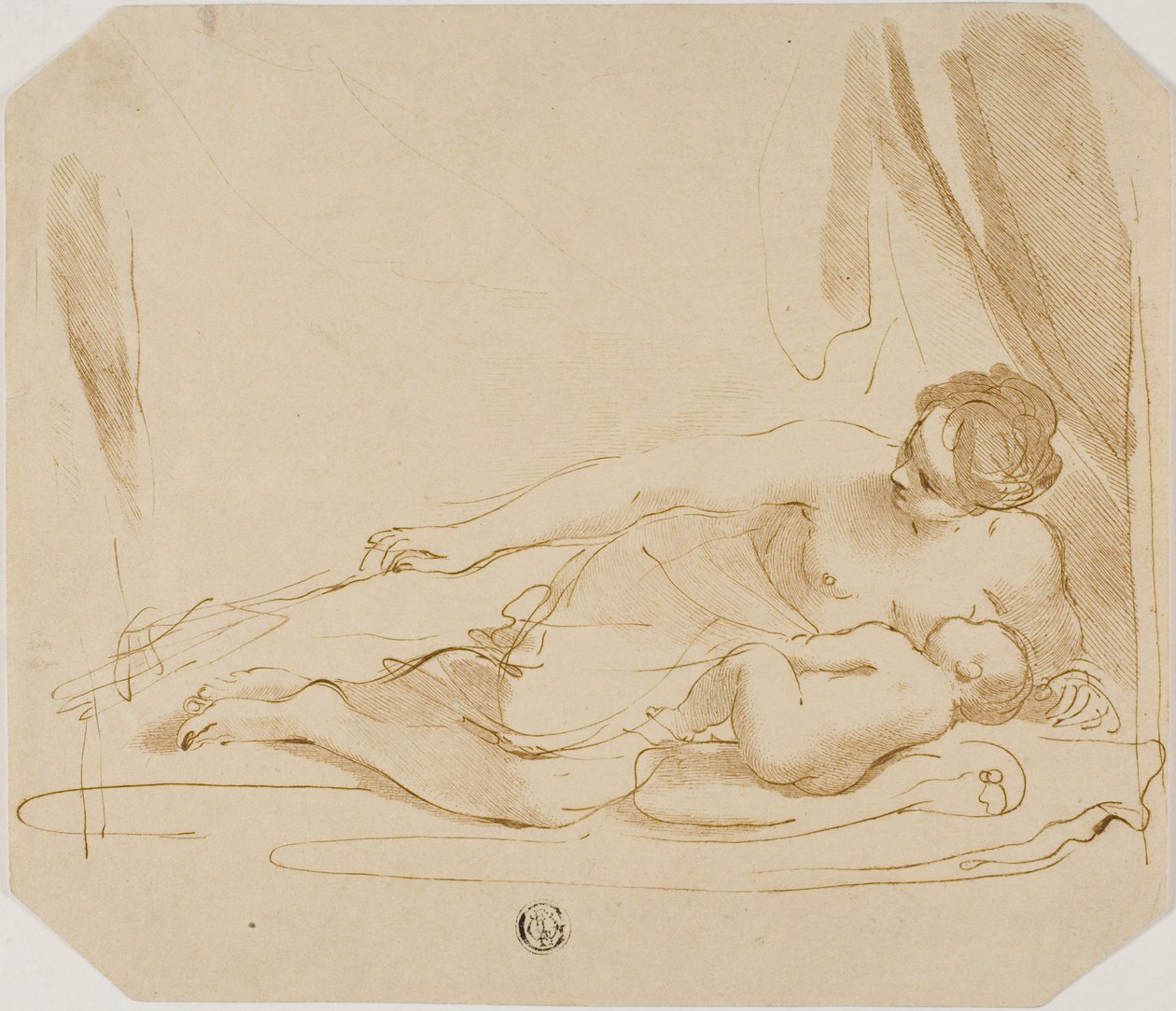Wenus i Kupidyn autorstwa Francesco Bartolozzi