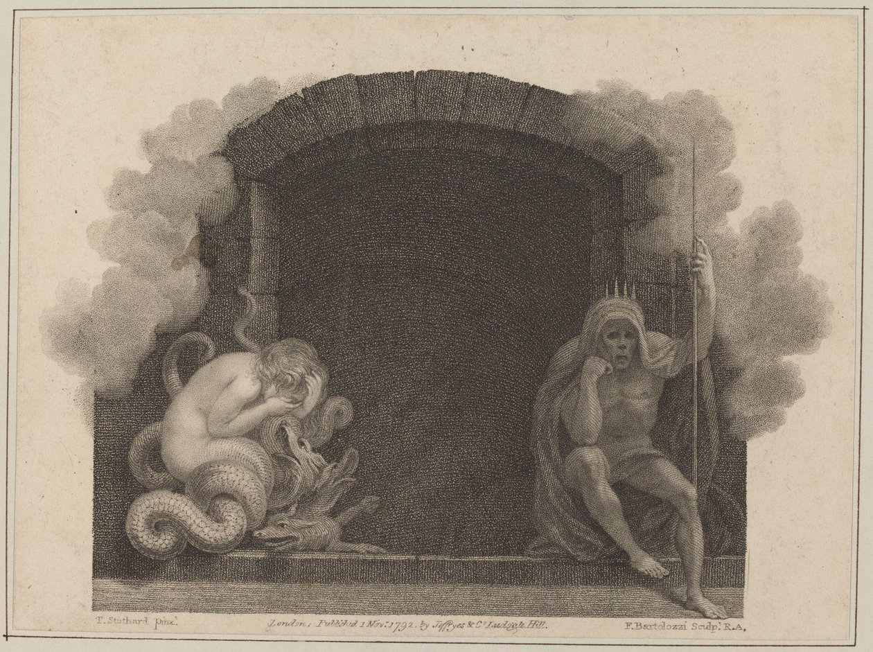 Grobowiec Śmierci autorstwa Francesco Bartolozzi after Thomas Stothard